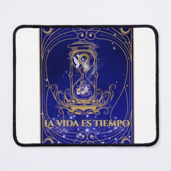 Item preview, Life is Time - Galactic Tarot Card (Gold and Night Blue) designed and sold by Diseño que alegran tu día.
