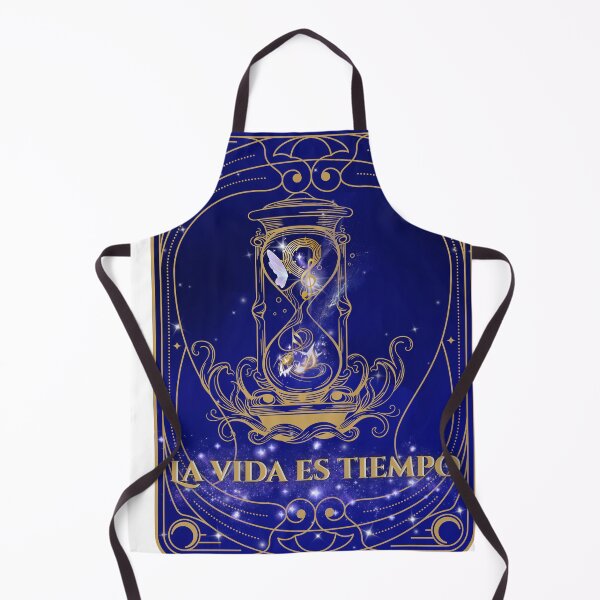 Item preview, Life is Time - Galactic Tarot Card (Gold and Night Blue) designed and sold by Diseño que alegran tu día.