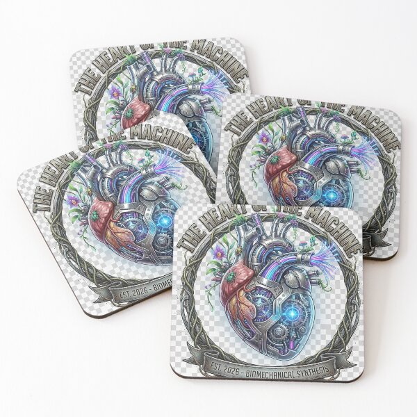 Item preview, Biomechanical Synthesis: Steampunk Cyborg Heart designed and sold by GraphixByHub.
