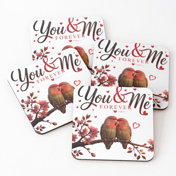 Item preview, You and Me Forever – Romantic Quote Design for Couples designed and sold by JagrDesigns.