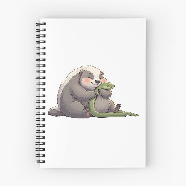 Item preview, Spicy Noodle Hugs Cute Honey Badger designed and sold by Petzzz.