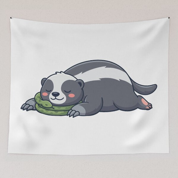 Item preview, Powered By Spite Sleeping Honey Badger designed and sold by Petzzz.