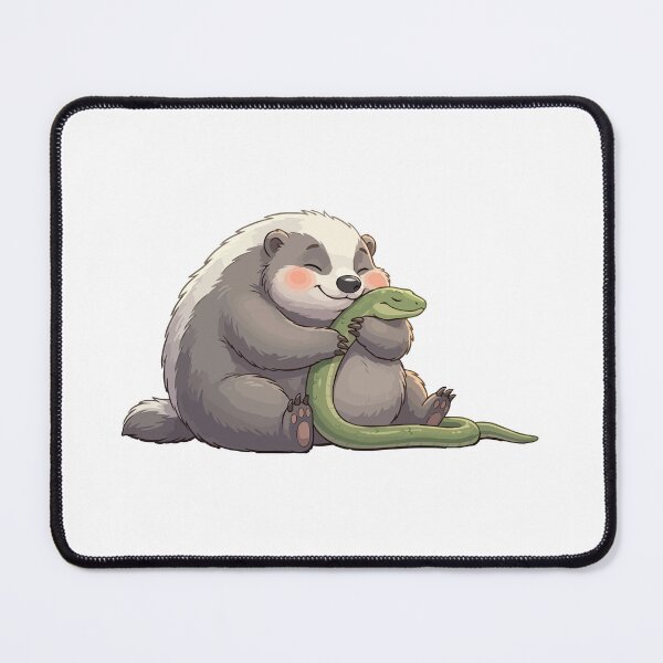 Item preview, Spicy Noodle Hugs Cute Honey Badger designed and sold by Petzzz.
