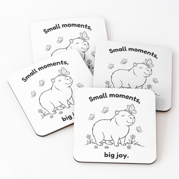 Item preview, Big Joy Capybara – Simple Minimalist Animal Design designed and sold by PAPIRO SIGLO XXI.