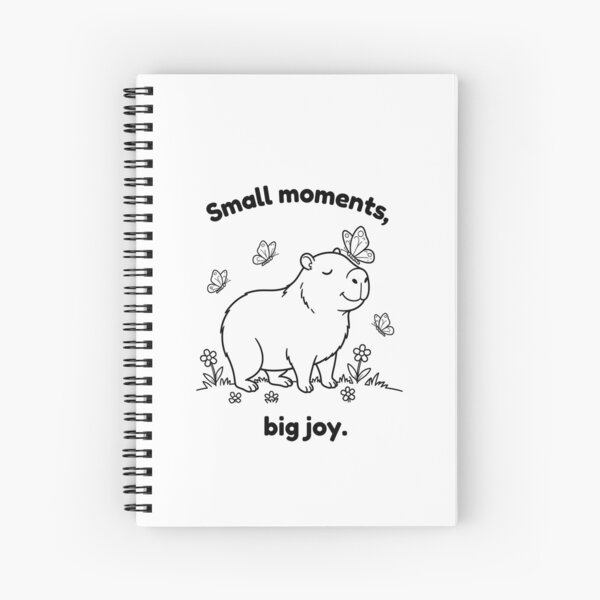 Item preview, Big Joy Capybara – Simple Minimalist Animal Design designed and sold by PAPIRO SIGLO XXI.