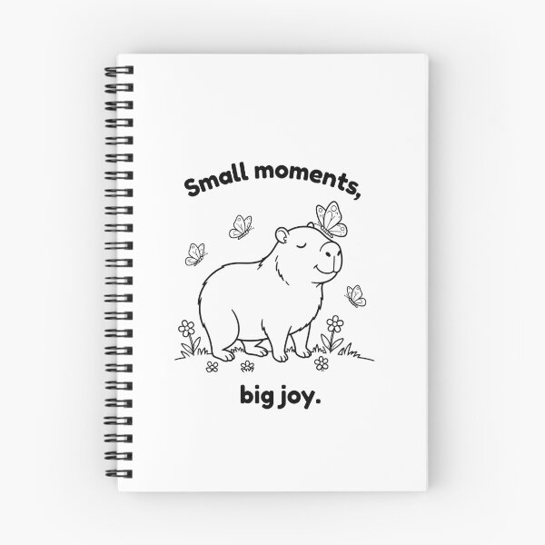 Item preview, Big Joy Capybara – Simple Minimalist Animal Design designed and sold by PAPIRO SIGLO XXI.