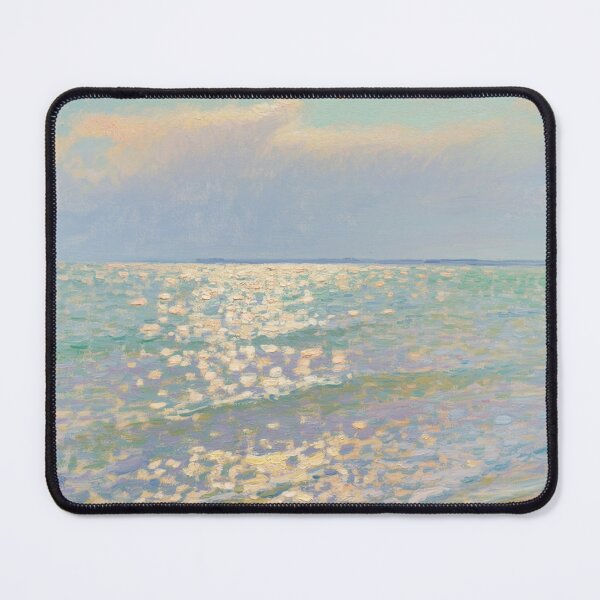 Item preview, Soft Coastal Light Painting – Monet Inspired Impressionist Seascape designed and sold by Tamas Das.