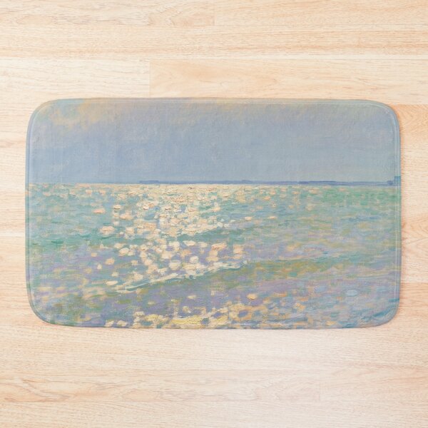 Item preview, Soft Coastal Light Painting – Monet Inspired Impressionist Seascape designed and sold by Tamas Das.