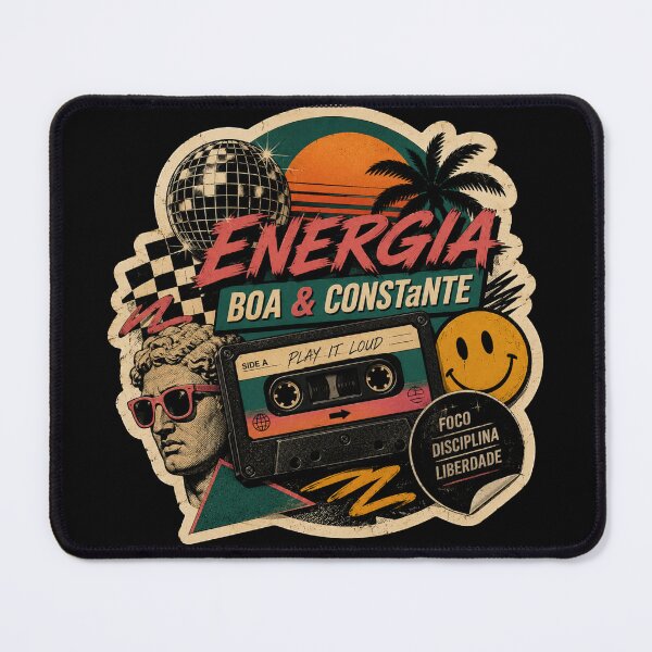 Item preview, Good & Constant Energy - Retro Aesthetic Sticker designed and sold by Euphoric Girls Store.