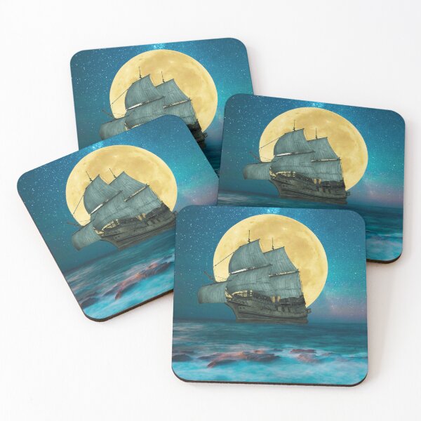 Item preview, Sailing Under the Full Moon  designed and sold by berwies-artwork.