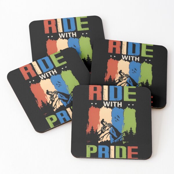 Item preview, Ride With Pride - Mountain Biking Adventure Design designed and sold by Rangmanch.