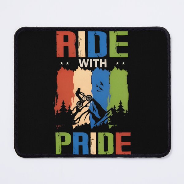 Item preview, Ride With Pride - Mountain Biking Adventure Design designed and sold by Rangmanch.