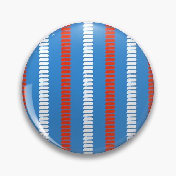 Item preview, Hand Drawn White and Blue Dashes Forming Vertical Stripes on Blue designed and sold by ArtyFridgees.