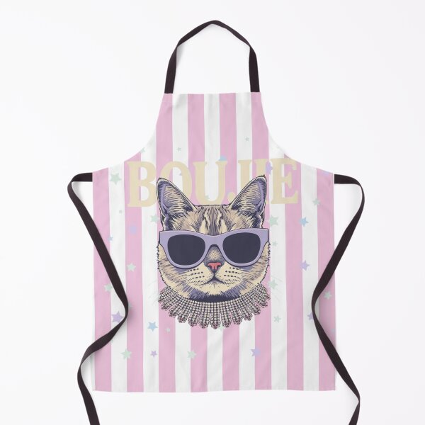 Item preview, Boujie Cute Cat with Sunglasses and Stripes designed and sold by Soulstar Designs.