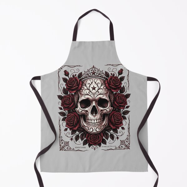 Item preview, Skull with Roses Vintage Tattoo Style for Alternative Fashion Fans designed and sold by Im-Ara.