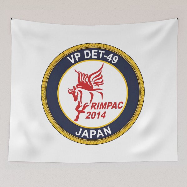 Item preview, US Navy VP DET-49 RIMPAC 2014 Japan Mission Patch designed and sold by CharlieDesings.