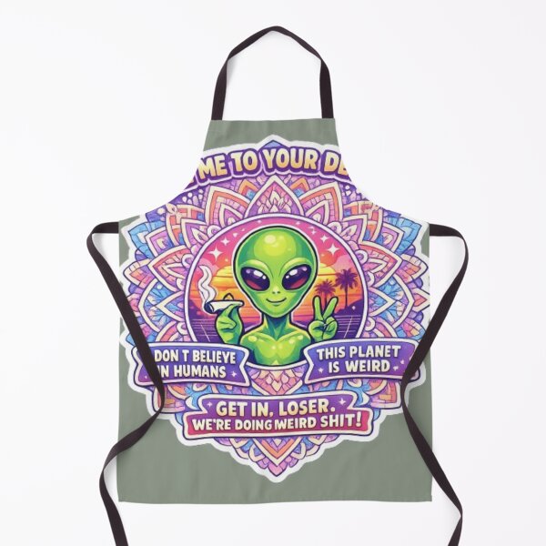 Item preview, ​Funny Alien Quote - Take Me To Your Dealer Meme Art designed and sold by Chromatic Artistry.