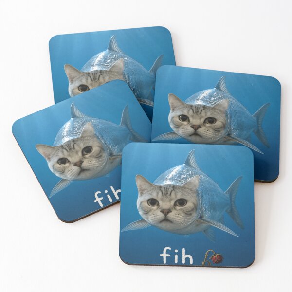 Item preview, Fih Meme Funny Cat Fish designed and sold by will freed18.