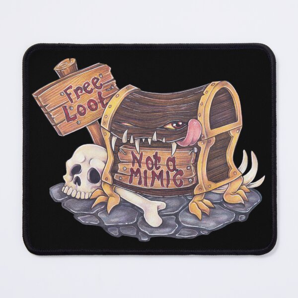 Item preview, Definitely Not A Mimic RPG Roleplaying Fantasy designed and sold by ZadzeneaArt.