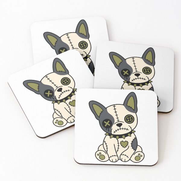 Item preview, Patch Pup Creepy Cute Plush Dog designed and sold by Weasel Graphix.