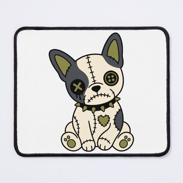 Item preview, Patch Pup Creepy Cute Plush Dog designed and sold by Weasel Graphix.