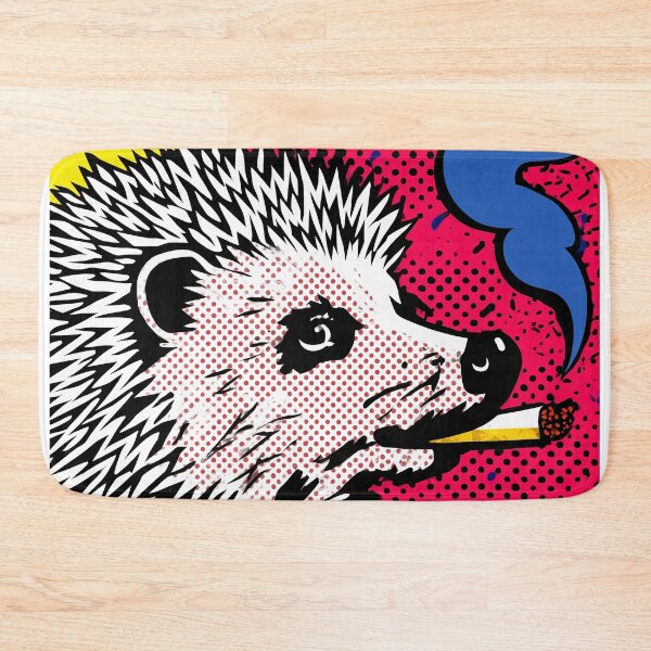 Item preview, Pop Art Hedgehog Smoking designed and sold by lautir.