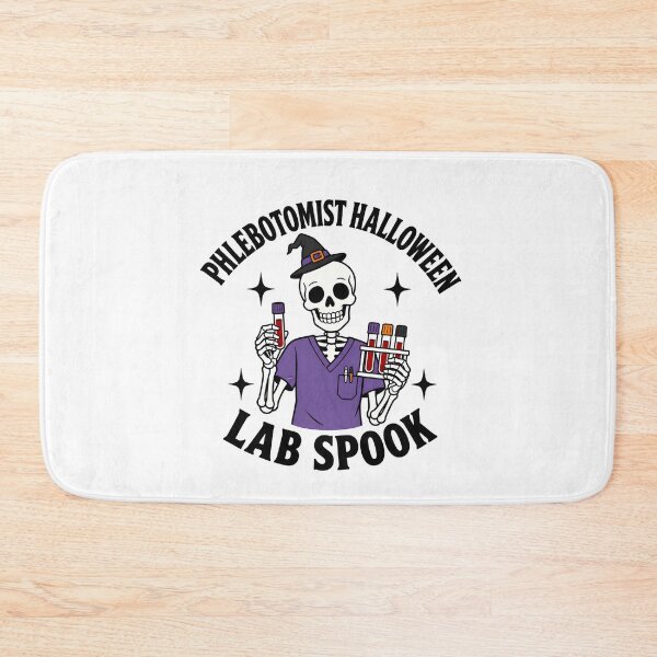 Item preview, Funny Skeleton Phlebotomist Halloween Lab Spoooky Design for Phlebotomy Techs & Blood Draw Nurses designed and sold by ClinicalHubs.
