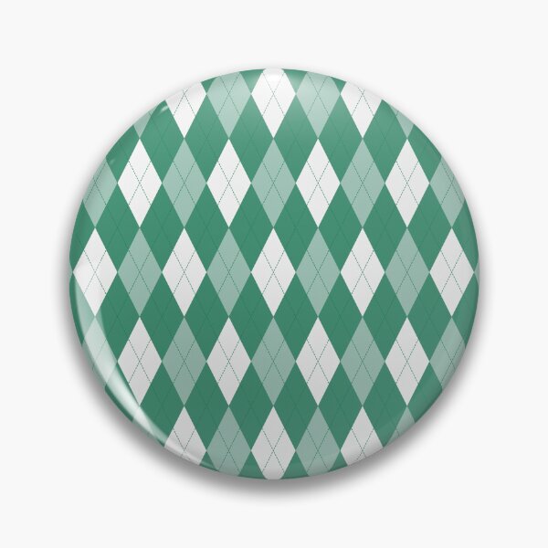 Item preview, White And Green Argyle Pattern designed and sold by pattern-archive.