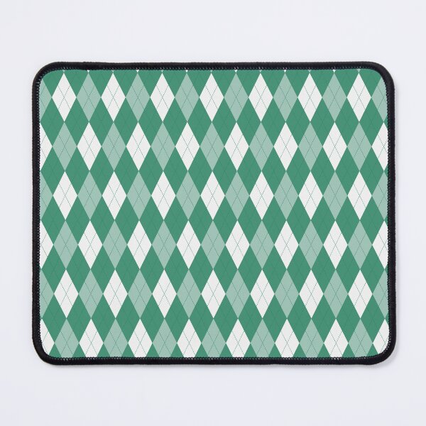 Item preview, White And Green Argyle Pattern designed and sold by pattern-archive.