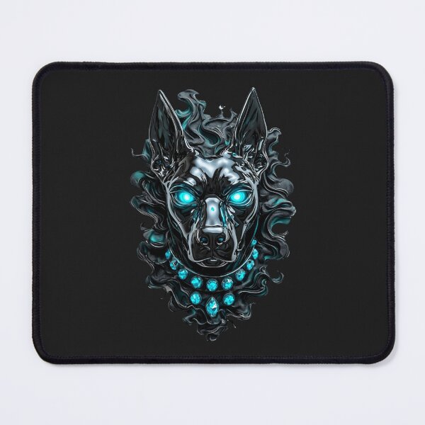 Item preview, Sovereign Sentinel: Obsidian Doberman in Liquid Chrome_Edition_01 designed and sold by Shift-Bloom.