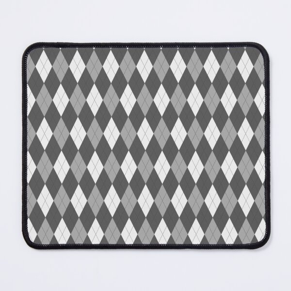 Item preview, White And Gray Argyle Pattern designed and sold by pattern-archive.