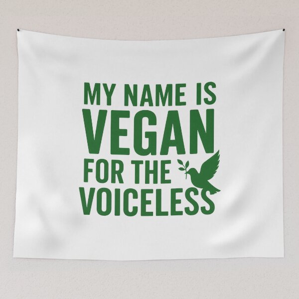 Item preview, My Name Is Vegan designed and sold by RGUVegan.