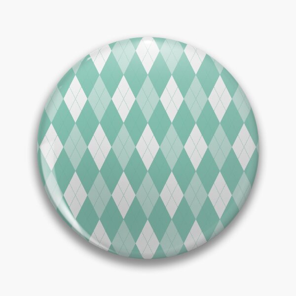 Item preview, White And Pastel Green Argyle Pattern designed and sold by pattern-archive.