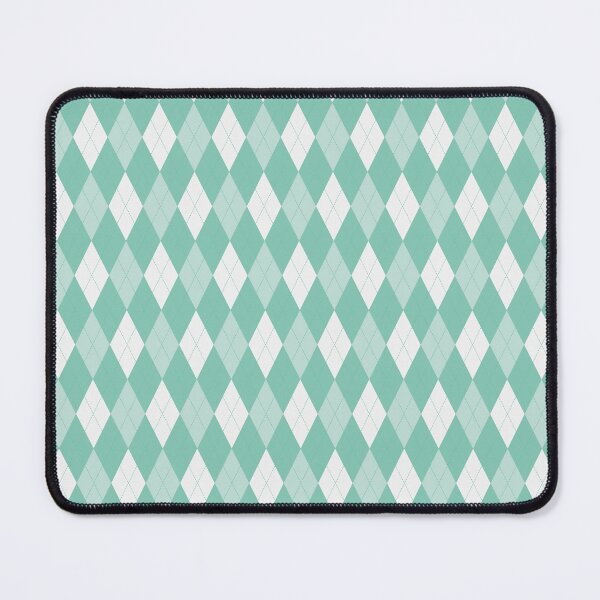 Item preview, White And Pastel Green Argyle Pattern designed and sold by pattern-archive.