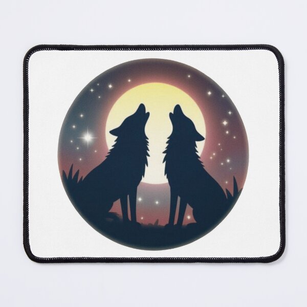 Item preview, Mystic Wolf with Constellations – Celestial Spiritual Galaxy Animal Design designed and sold by lunadesignsmoon.