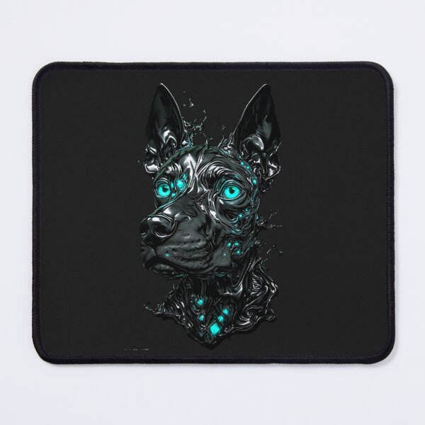 Item preview, Sovereign Sentinel: Obsidian Doberman in Liquid Chrome_Edition_02 designed and sold by Shift-Bloom.