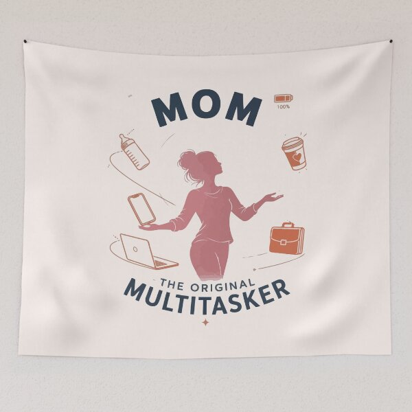Item preview, Mom The Original Multitasker designed and sold by xmoudx.