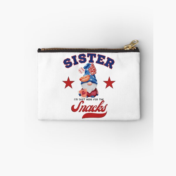 Item preview, Baseball Sister - I'm Just Here For Snacks designed and sold by happiecatstore.