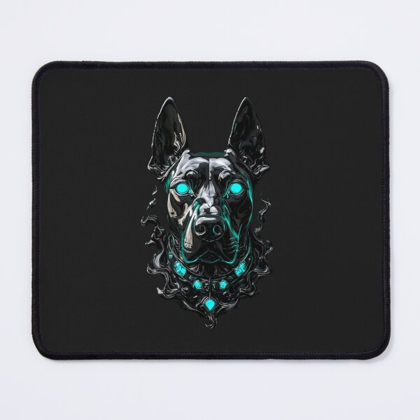 Item preview, Sovereign Sentinel: Obsidian Doberman in Liquid Chrome_Edition_03 designed and sold by Shift-Bloom.
