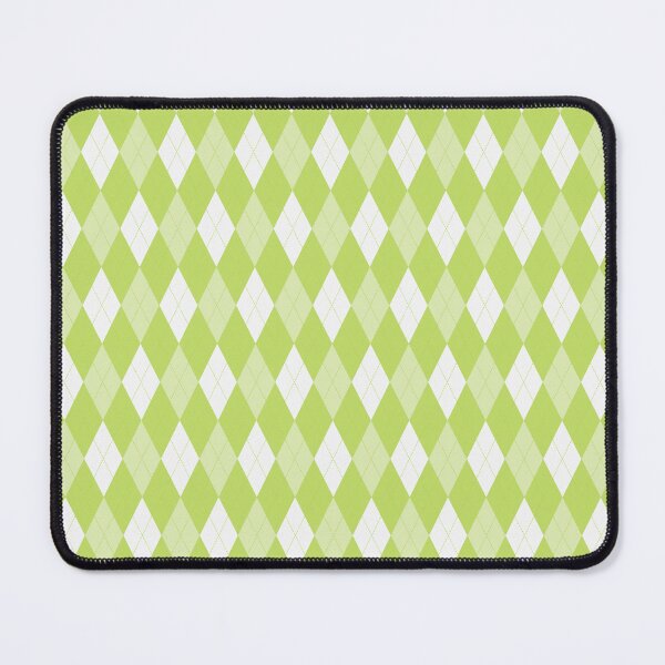 Item preview, White And Lime Argyle Pattern designed and sold by pattern-archive.