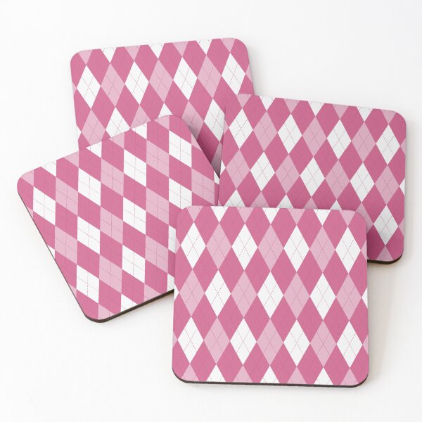Item preview, White And Magenta Argyle Pattern designed and sold by pattern-archive.