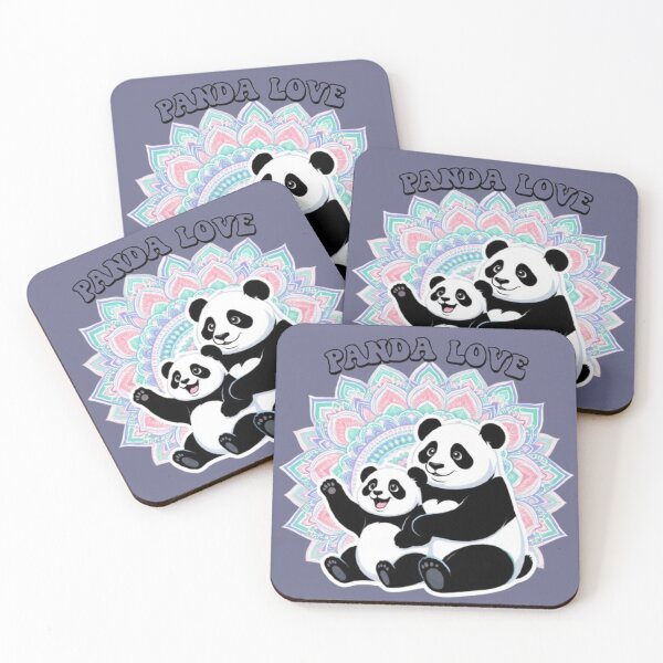 Item preview, Cute Panda Love - Mother and Baby Mandala Illustration designed and sold by Chromatic Artistry.