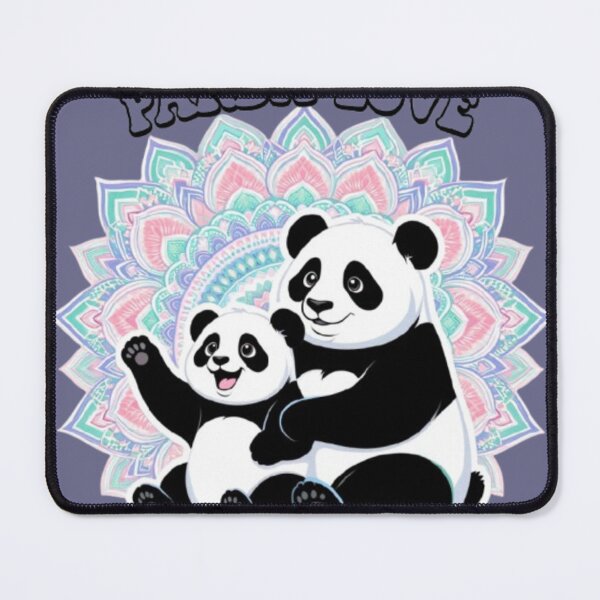Item preview, Cute Panda Love - Mother and Baby Mandala Illustration designed and sold by Chromatic Artistry.