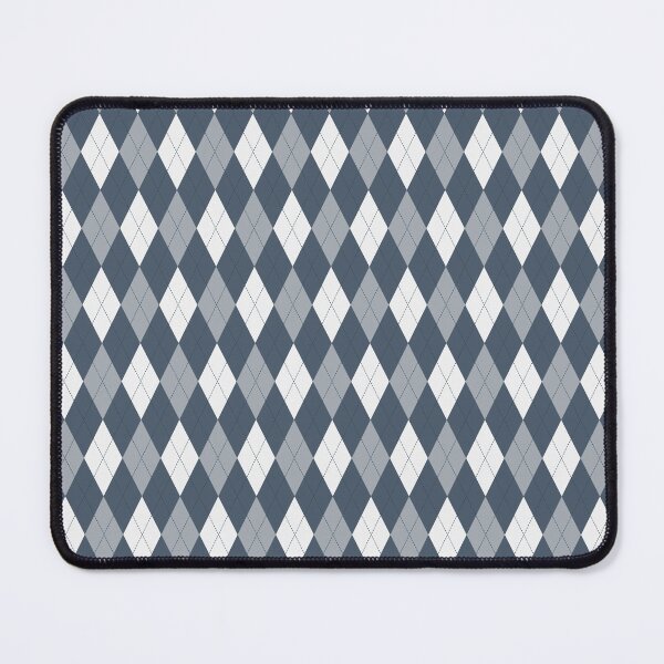 Item preview, White And Navy Argyle Pattern designed and sold by pattern-archive.