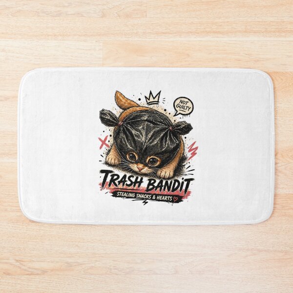Item preview, Funny Trash Bandit Cat Design designed and sold by McPurrface.