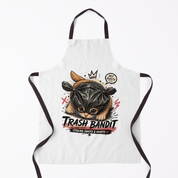Item preview, Funny Trash Bandit Cat Design designed and sold by McPurrface.