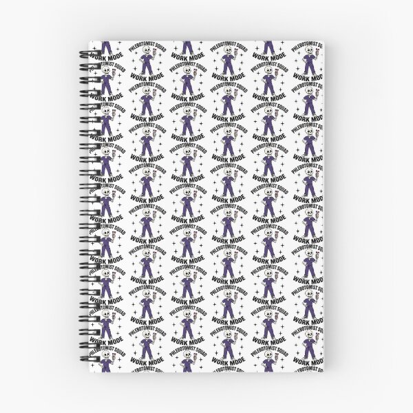 Item preview, Funny Skeleton Phlebotomist Squad Work Mode Cute Gothic Lab Tech Halloween Nurse Gift designed and sold by ClinicalHubs.
