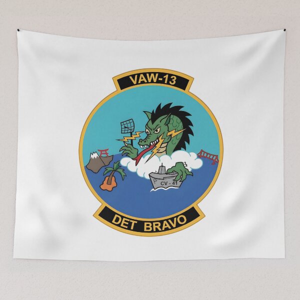 Item preview, US Navy VAW-13 "Zappers" Detachment Bravo (DET BRAVO) Insignia designed and sold by CharlieDesings.