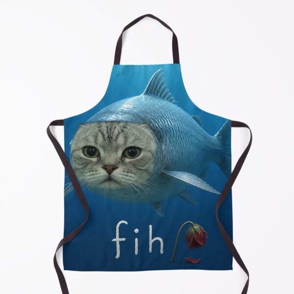 Item preview, Fih Meme Funny Cat Fish Cat Meme Trend Fih designed and sold by will freed18.