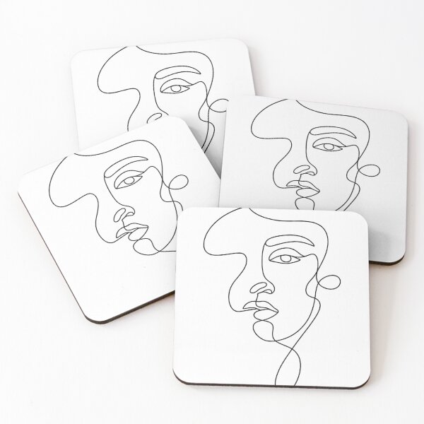 Item preview, Ethereal Line – Minimalist Continuous Face Art designed and sold by Alpha-mike13.